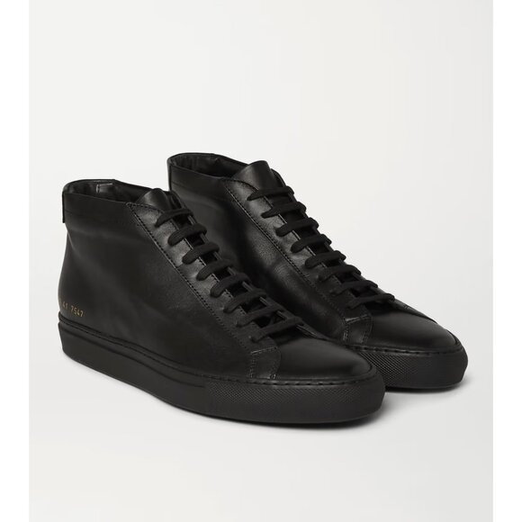Common Projects Achilles Mid Sneaker in Black, size 41 - Picture 3 of 11